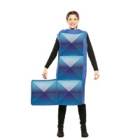 Costume Tetris blu da adulto