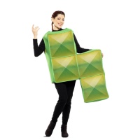 Costume Tetris verde da adulto
