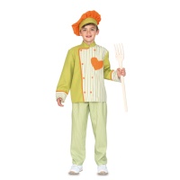 Costume chef colorato da bambini