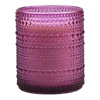 Candela da 10 cm senza profumo in bicchiere Marrakesh - 1 unità