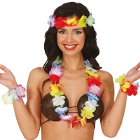 Set Hawaiano Colorato - 4 pezzi