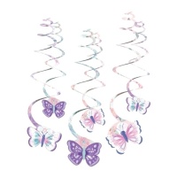Spirali decorative Farfalle - 6 unità