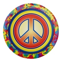 Piatti Hippie 23 cm - 8 pz.