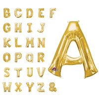 Palloncino lettera dorata da 86 cm - Anagram