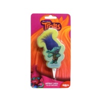 Candelina Trolls 5,5 x 8 cm - 1 unità