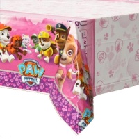 Tovaglia rosa Paw Patrol - 1,37 cm x 2,43 m