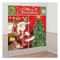 Murale decorativo Babbo Natale