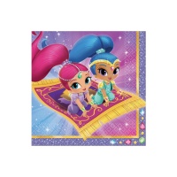 Tovaglioli Shimmer and Shine da 16,5 x 16,5 cm - 16 unità