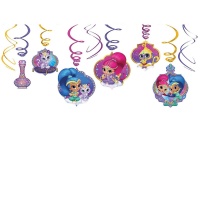 Spirali decorative Shimmer and Shine - 12 unità