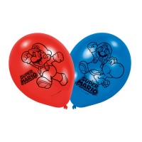Palloncini Super Mario da 22,8 cm - 6 unità