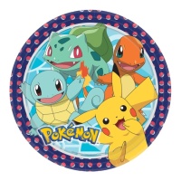 Piatti Pokémon da 23 cm - 8 unità