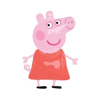 Palloncino Peppa Pig da 121 x 91 cm - Anagram