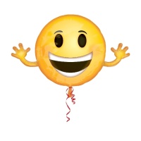 Palloncino Emoji Smile da 99 x 58 cm - Anagram