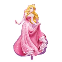 Palloncino della principessa Aurora di 86 x 58 cm - Anagram