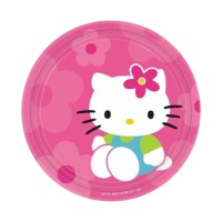 Piatti di Hello Kitty da 18 cm - 8 unità