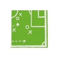 Tovaglioli da calcio 16,5 x 16,5 cm - 20 unità