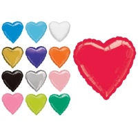 Palloncino cuore colorato da 45 cm - Anagram - 1 unità