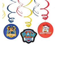 Spirali decorative Paw Patrol - 6 unità