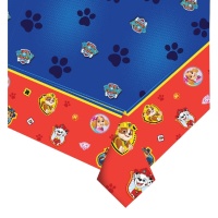 Tovaglia Paw Patrol rossa e blu - 1,80 x 1,20 m