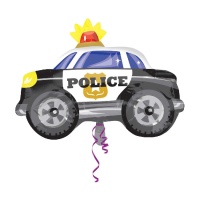 Palloncino XL auto della polizia da 45 x 60 cm - Anagram
