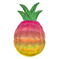 Palloncino XL ananas con sfumature iridescenti da 43 x 78 cm - Anagram