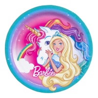 Piatti Barbie 23 cm - 8 unità