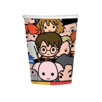 Bicchieri Hogwarts Harry Potter da 250 ml - 8 unità