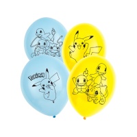 Palloncini in lattice di Pokemon di 27,5 cm - 6 unità