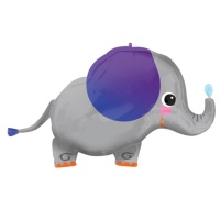 Palloncino elefante di 86 x 50 cm - Anagram