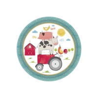 Piatti Happy Farm 23 cm - 8 pz.