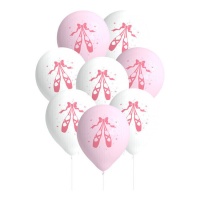 Palloncini in lattice Ballerina - 8 pz.