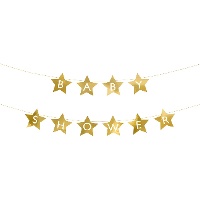 Ghirlanda di Baby Shower con stelle di 2,9 m - 1 unità