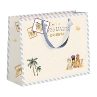 Borsa regalo 35 x 28 x 15 cm dei Re Magi - 1 unità