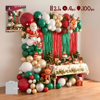 Kit di palloncini natalizi di Babbo Natale - 105 pezzi