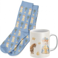 Set regalo tazza e calzini del Re Magio Melchiorre