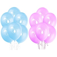 Palloncini Elefantino Blu Party 30 cm - Qualatex - 8 unità