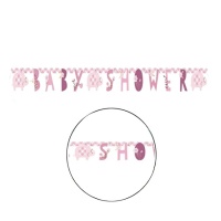 Festone Elefantino Pink Floral - 1,60 m