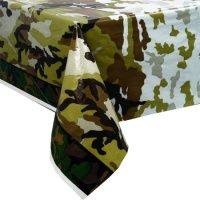 Tovaglia mimetica militare verde - 1,37 x 2,13 m