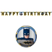 Festone Happy Birthday Batman - 1,82 m