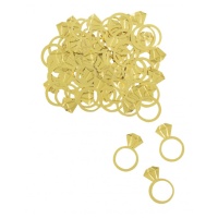 Coriandoli di anelli dorati da 14 gr