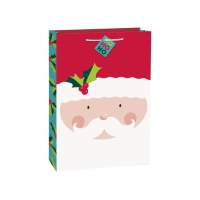 Sacchetto regalo Babbo Natale 46 x 33 cm