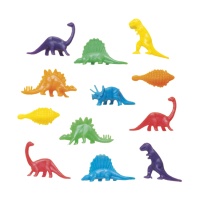 Figure di dinosauri assortiti - 12 unità