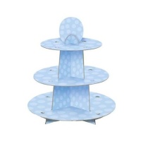 Alzata per cupcake blu - 29,8 x 33,8 cm