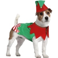 Costume da elfo di Natale per cane