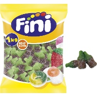Bottiglia di cola verde mini - Fini - 1 kg