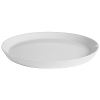 Piatto rotondo di porcellana da 22,8 cm - Vessia - 4 pezzi
