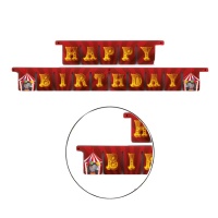 Festone Happy Birthday Circo allegro da 80 cm - 3 unità