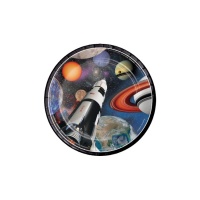 Piatti da dessert Outer Space 18 cm - 8 pezzi
