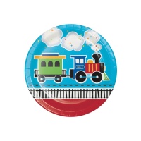 Piatti Tutti a Bordo di 23 cm - 8 unità