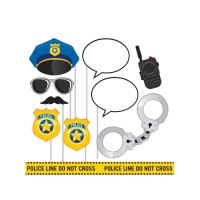 Kit per photocall della polizia - 10 unità